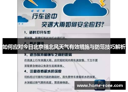 如何应对今日北京强北风天气有效措施与防范技巧解析